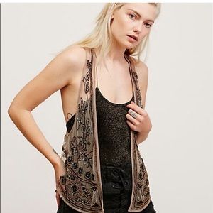 Free People beaded vest